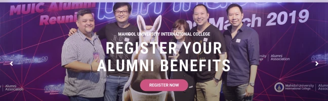 NEW! MUIC Alumni Association Website